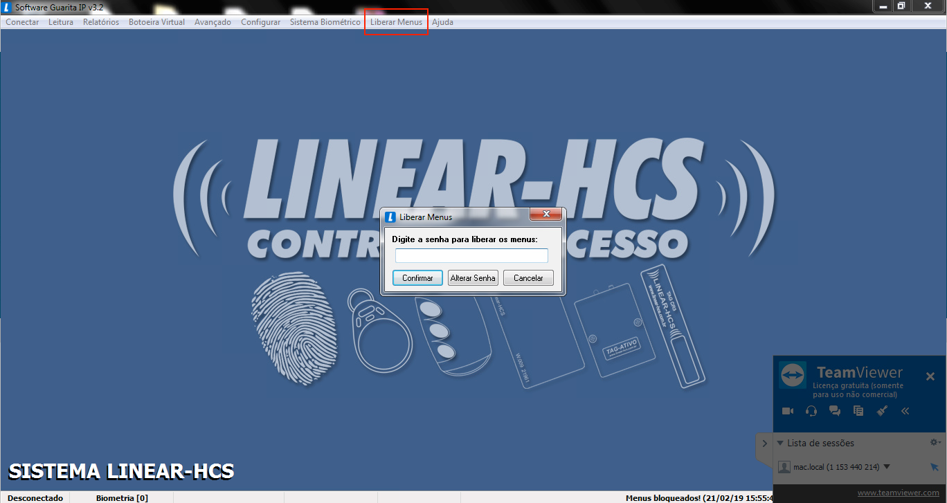 Controle De Acesso Ln5-n MF Linear-hcs