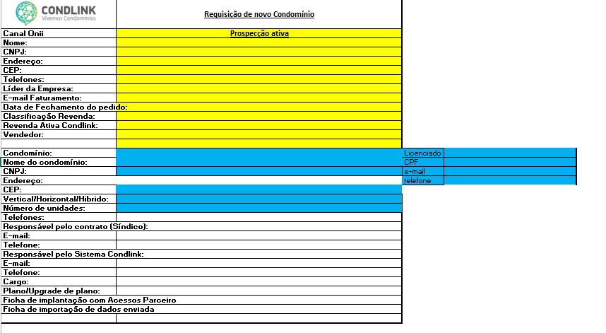 Manual Planilhas Para Importação – Central De Ajuda Condlink